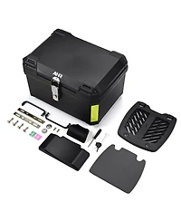 Yescom Ahr 65L Universal Motorcycle Tour Tail Box Scooter Trunk Storage Security Lock