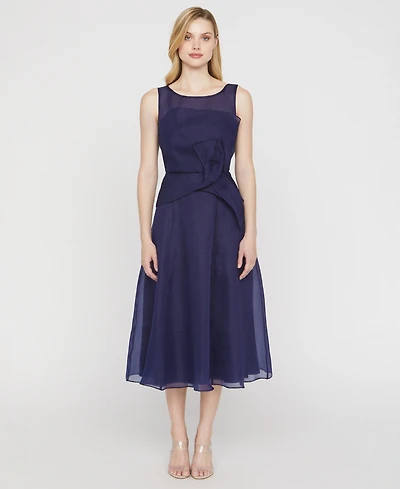 Js Collections Women's Boat Neck Cocktail Dress