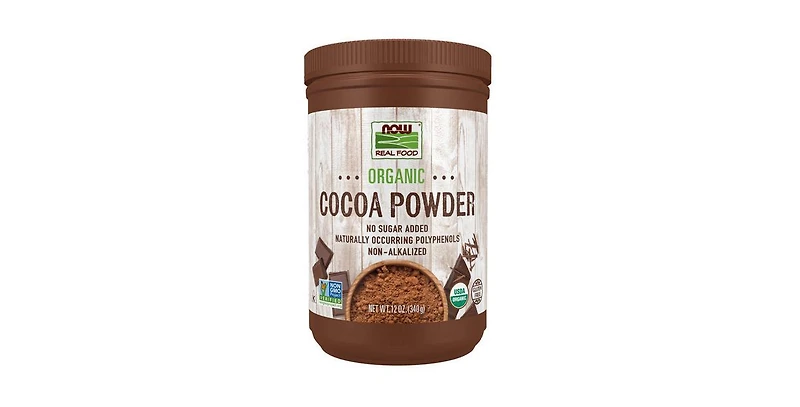 Now Foods Cocoa Powder Certified ,12 oz
