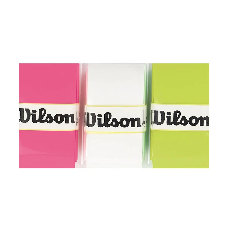 Wilson Pro Assorted 3-Pack Overgrip - Assorted 3 Pack