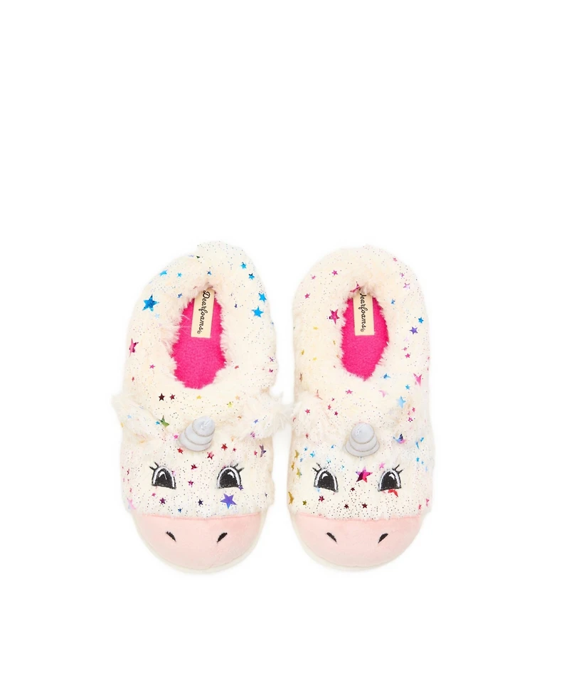 Dearfoams Kid's Peyton Animal Slip-On Clog House Slipper