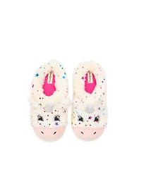 Dearfoams Kid's Peyton Animal Slip-On Clog House Slipper