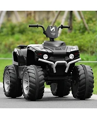 12V Kids Ride-On Atv with Led Lights & Treaded Tires