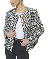 Central Park West Women's Billie Herringbone Jacket