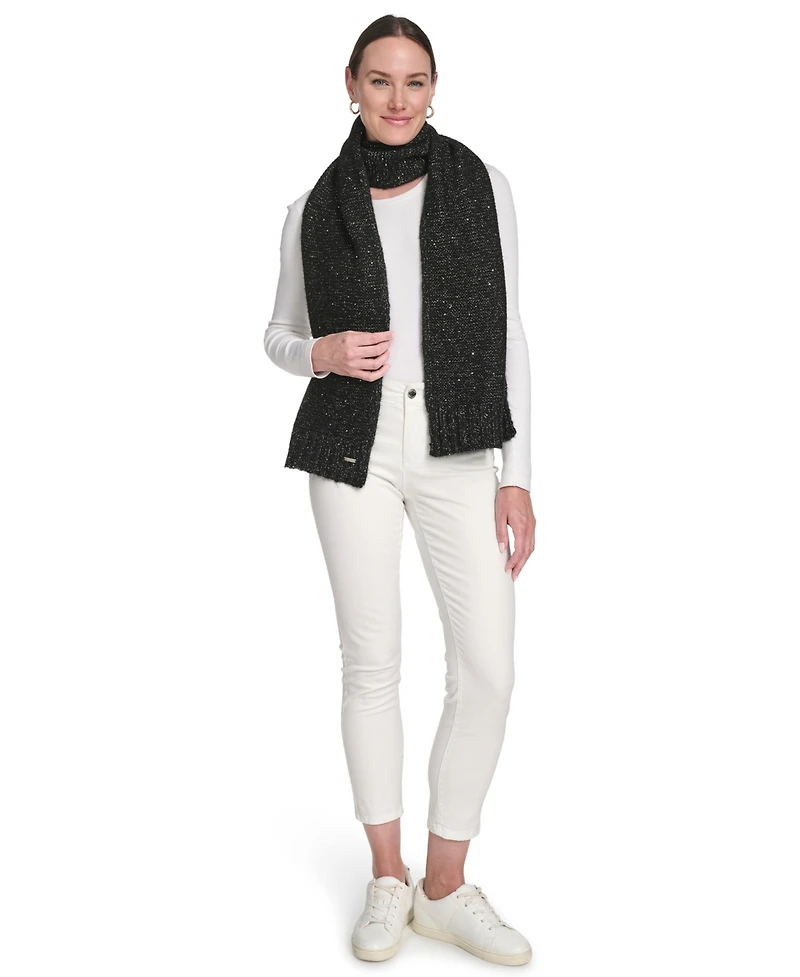 Calvin Klein 2-Piece Mini Sequin Hat and Scarf Set