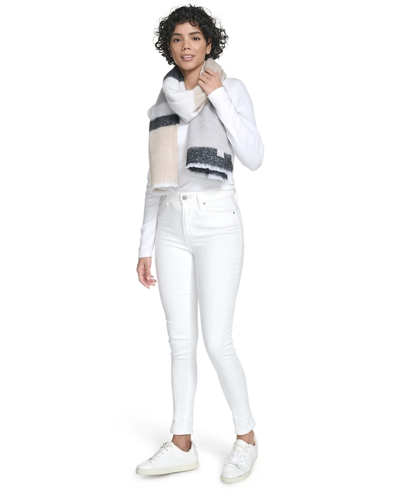 Calvin Klein Color Block Scarf