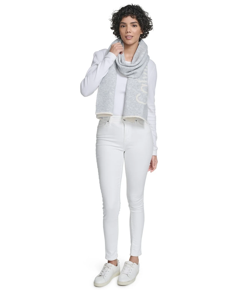 Calvin Klein Plush-Lined Scarf
