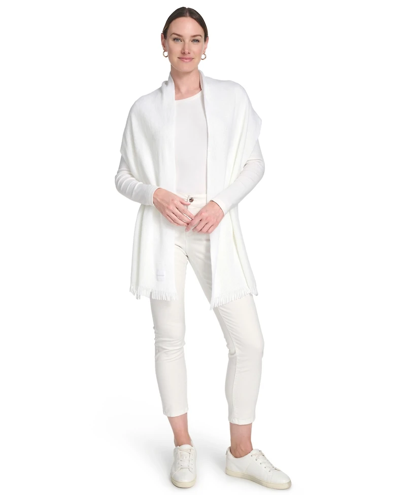 Calvin Klein Super Soft Fringe Detail Scarf