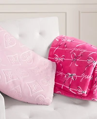 Juicy Couture Plush Glam 2-Pc. Throw Set