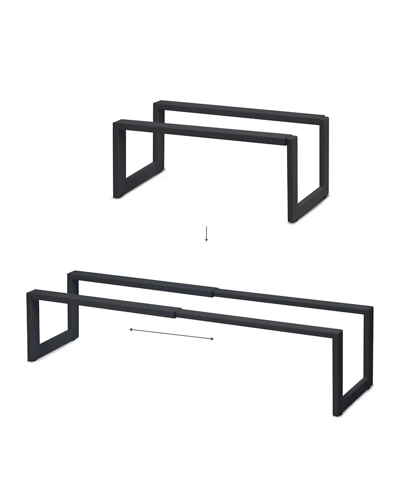 Qualiazero Expandable Shoe Rack - Matte Gray