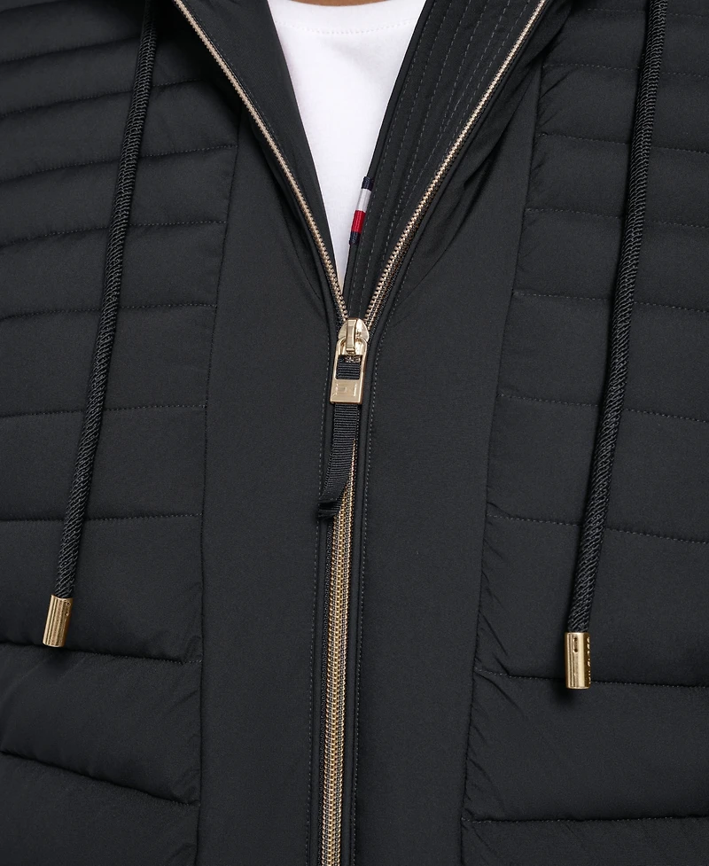 Tommy Hilfiger Plus Hooded Packable Puffer Coat