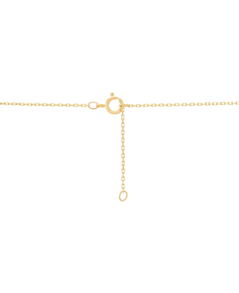 Macy's Diamond Necklace (1/10 ct. t.w.) in 14k Yellow Gold