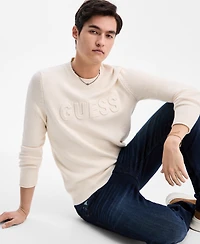 Guess Men's 3D Logo Crewneck Sweater