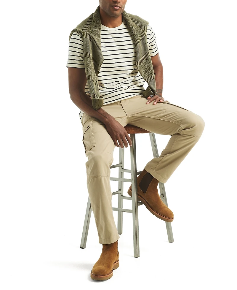 Nautica Men's Navigator Striped Crewneck T-Shirt