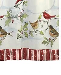 Avanti Holiday Cheer Polyester Shower Curtain, 72" x 72"