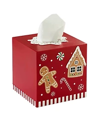 Avanti Gingerbread Man Resin Tissue Cover