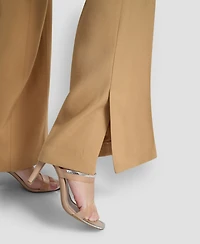 Dkny Women's High-Rise Sueded Canvas Pants