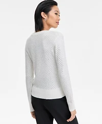 I.n.c. International Concepts Women's Rhinestone Embellished Sweater, Macy's Exclusive