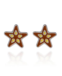 Bluey & Bingo Holiday Necklace & Star Stud Earrings Set - Festive Jewelry for Kids