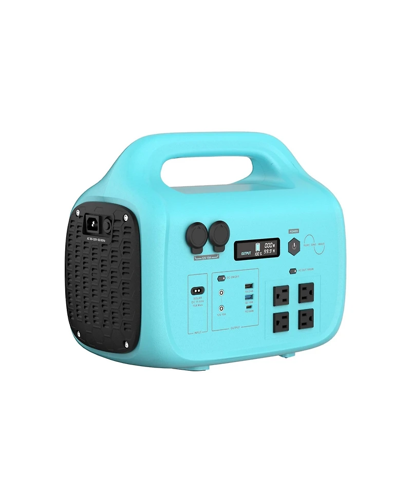 Mondawe 1800W Portable Power Station 1024Wh Solar Generator with Fast Recharge