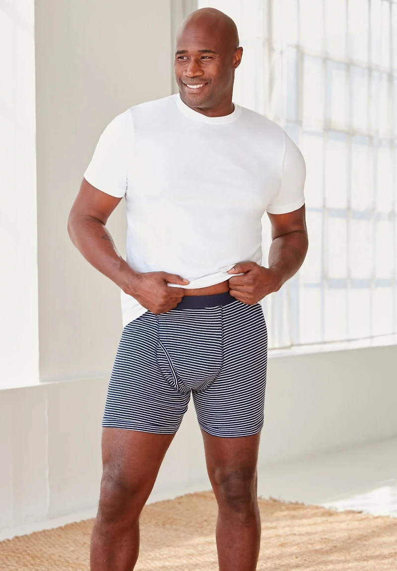KingSize Big & Tall 5-Pack Cotton Crewneck Undershirts