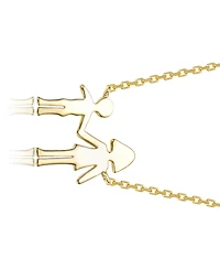 GiGiGirl 14K Gold Plated Family Themed Necklace