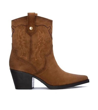 Women's Suede Italian Western Booties By Xti