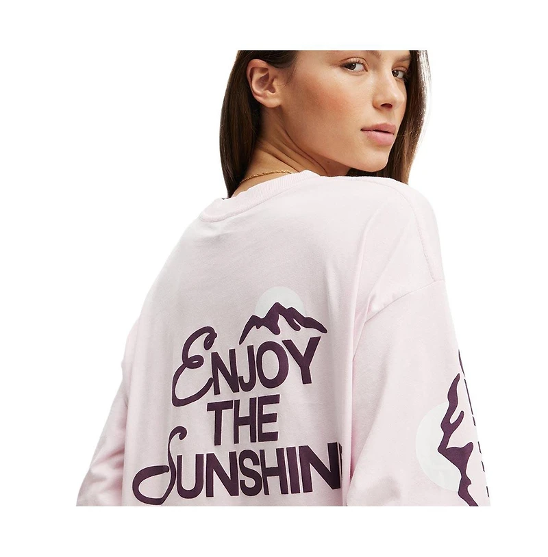 Cotton On Women's Active Long Sleeve Graphic Crew
