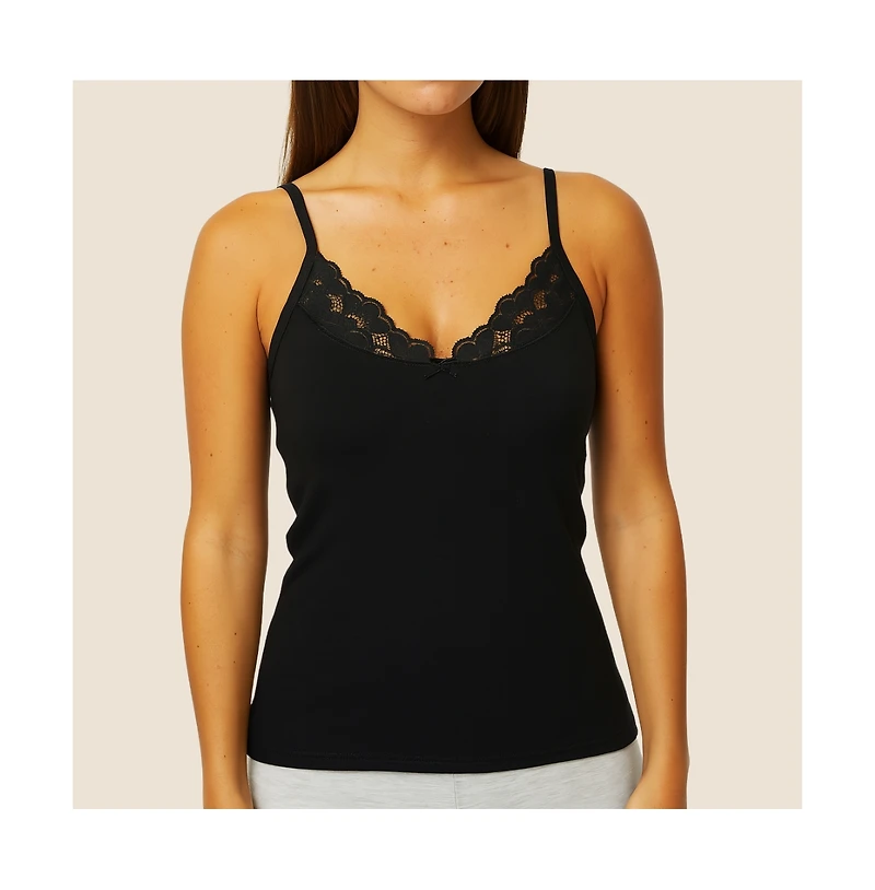 Luna Lace Cotton Cami