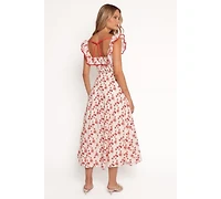 Petal and Pup Women's Lucille Maxi Dress - Red Floral