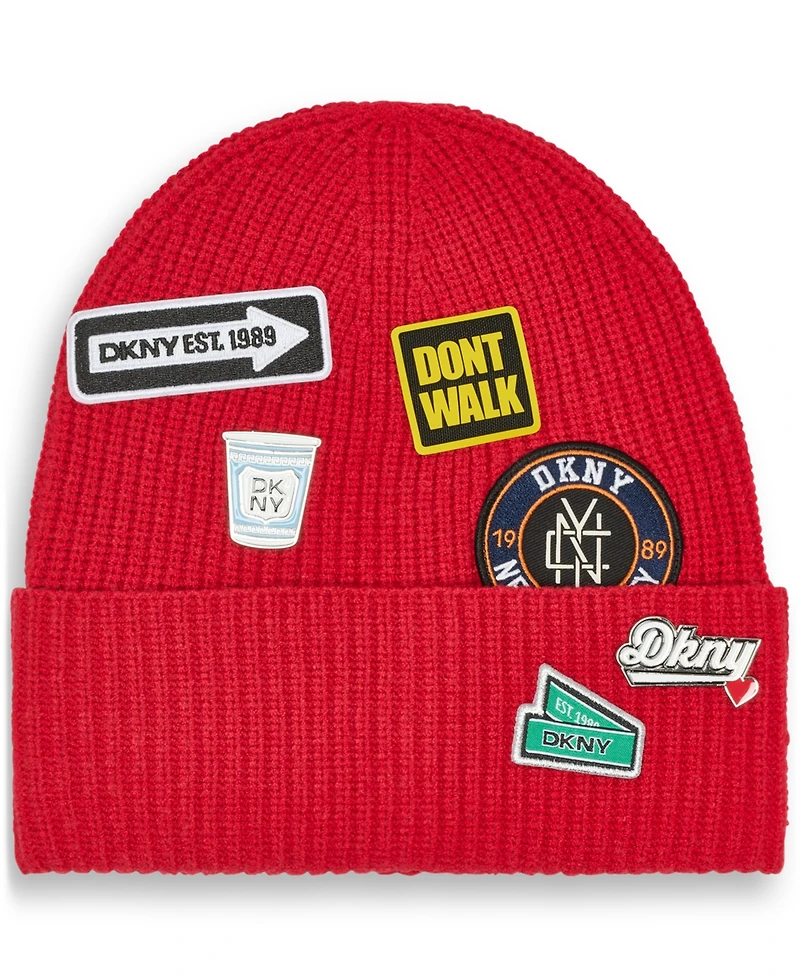 Dkny Women's Nyc Patches Beanie