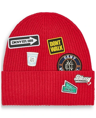 Dkny Women's Nyc Patches Beanie