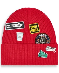 Dkny Women's Nyc Patches Beanie