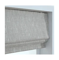 Shadisfy Motorized Roman Shades with Remote, Roman Blinds for Indoor Windows(35" W x 64" H, Linen)
