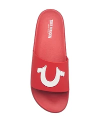 True Religion Men's 112 Logo Slide