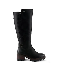 Spring Step Lexis Water-Resistant Tall Shaft Boot with Adjustable Calf and Shock-Absorbing Sole