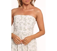 Petal and Pup Women's Kayt Strapless Dress - Floral