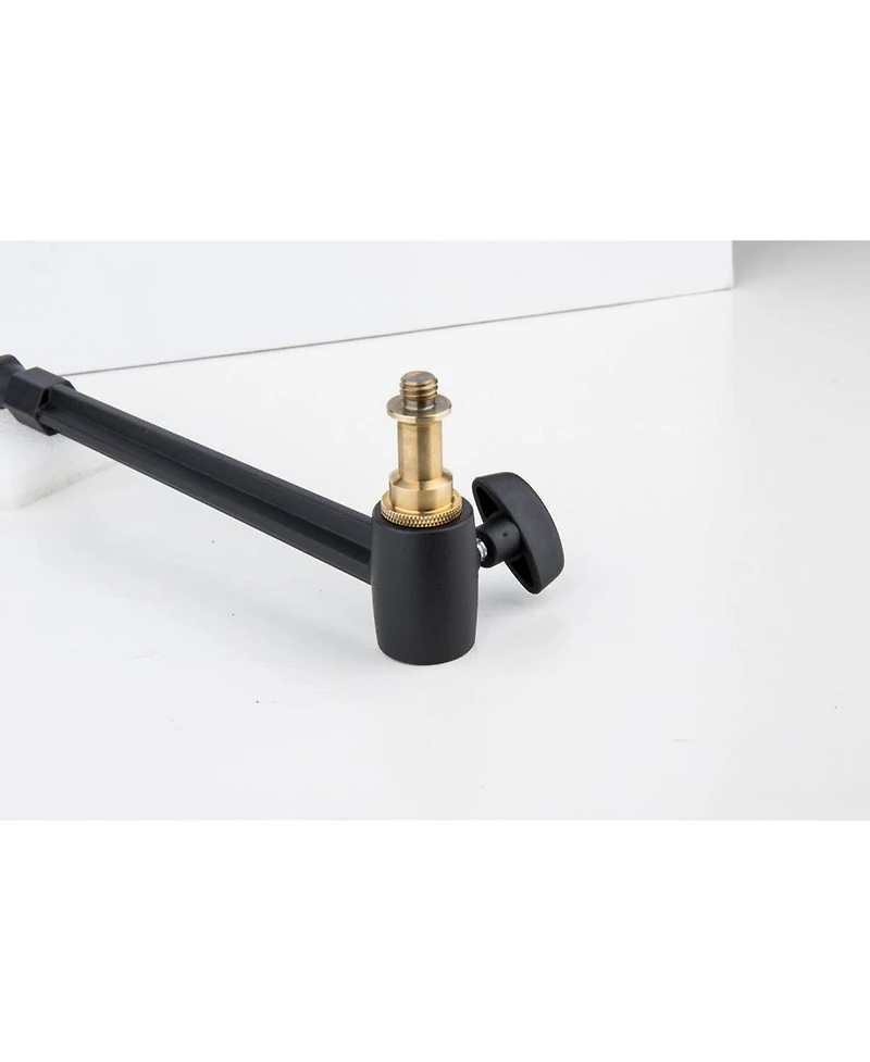 Kupo 6" Extension Arm with Universal Adapter Spigot for Super Convi Clamp or Viser Clamp, Black