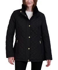 Laundry By Shelli Segal Women's Quilted Hooded Coat