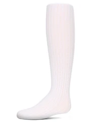 Memoi Girls Railroad Flip Stitch Semi Opaque Nylon Tights