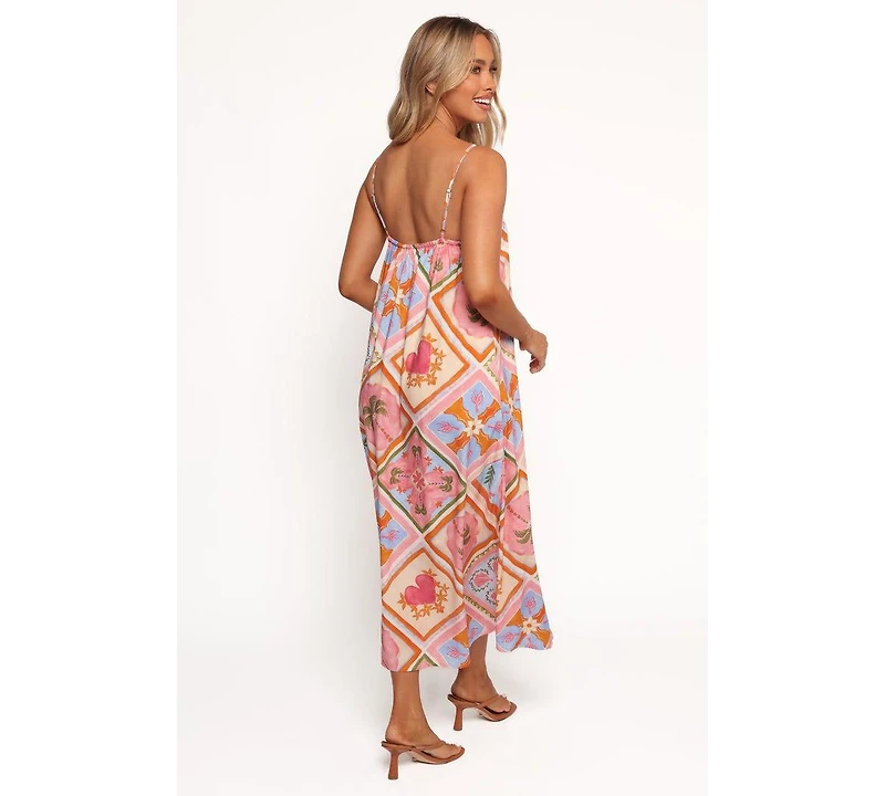Petal and Pup Women's Gisela Midi Dress - Multi Tile