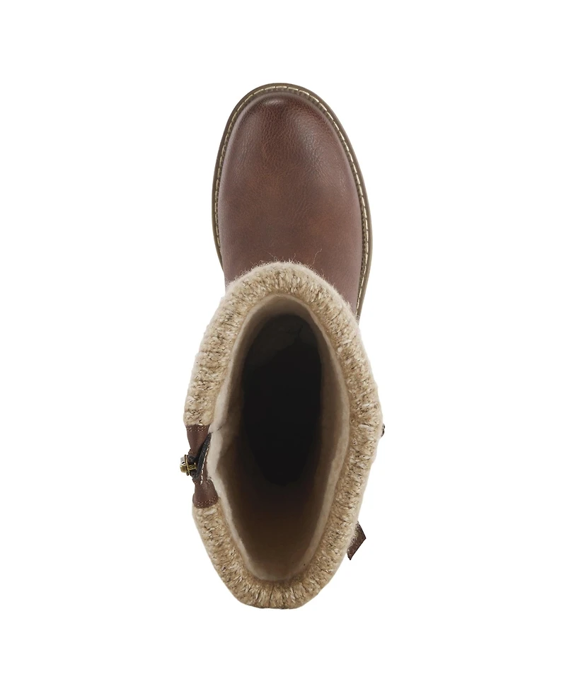 Spring Step Acaphine Water-Resistant Booties with Faux Shearling Lining