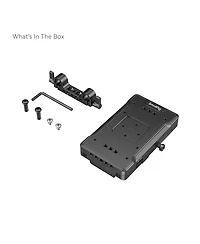 SmallRig Advanced V-Mount Battery Plate with Dual 15mm Rod Clamp
