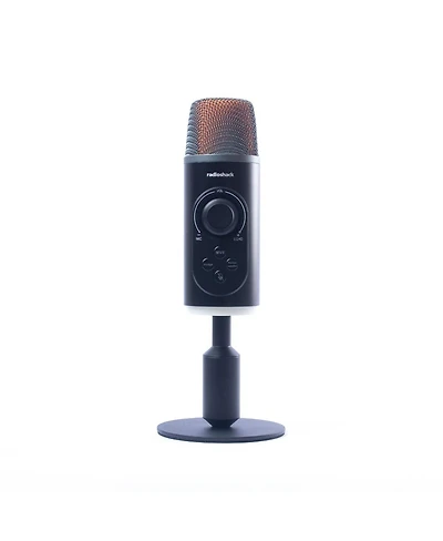 RadioShack Usb Tabletop Gaming Microphone With Lights Perfect For Streaming and Content Creation 2607102