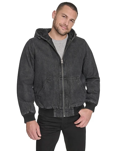 Levi's Men's Hooded Bomber Jacket