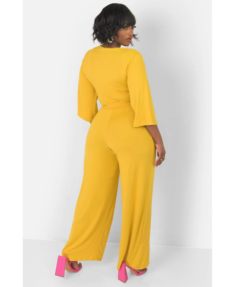 Rebdolls Women's Wide Leg Jumpsuit