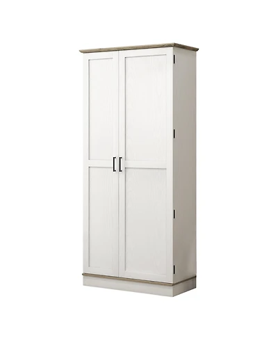 Slickblue Modern Kitchen Storage Cabinet with Adjustable Shelves for Organized Pantry