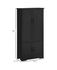 Slickblue Freestanding Kitchen Storage Cabinet with Shelves for Pantry and Dining Room