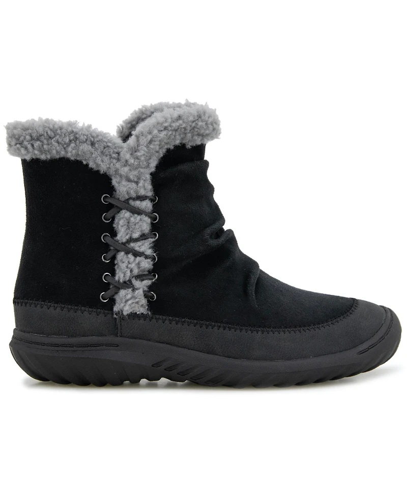 Jbu Women's Briar Cozy Casual Platform Booties