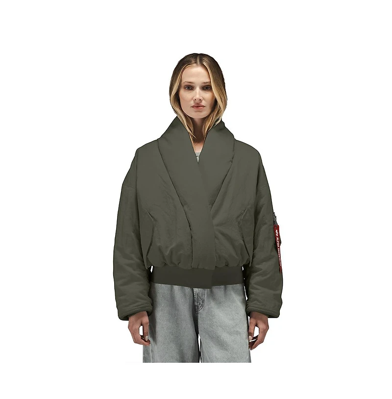 Alpha Industries Women's Shawl Collar Flight Jacket W
